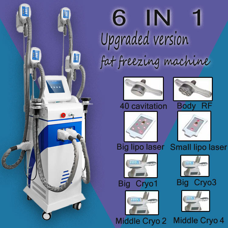

4 cryo handles fat freeze cryolipolysis machine Weight reduce body slimming machine Medical handle beauty equipment