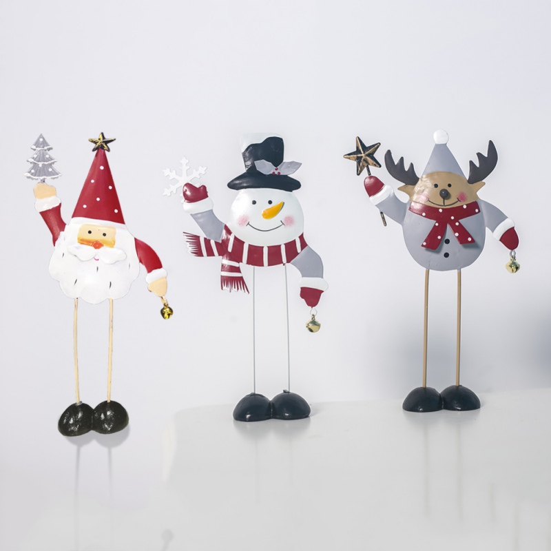 

Desktop Christmas Elk Santa Claus Shape Home Decoration With Bell Ornaments Novelty Decor