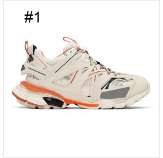 

Luxury designer Track Sneakers for men women triple black white grey outdoor casual shoes height height increasing jogging walking