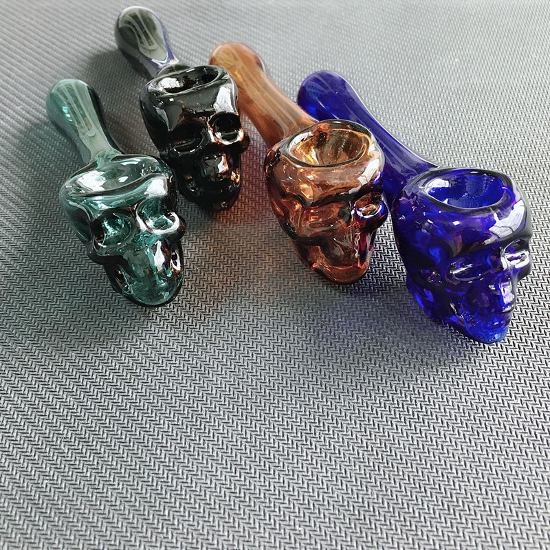

Very popular Glass Oil Burner Pipe Ash Catcher Rig Water Pipes Hand Skull Dab Bongs