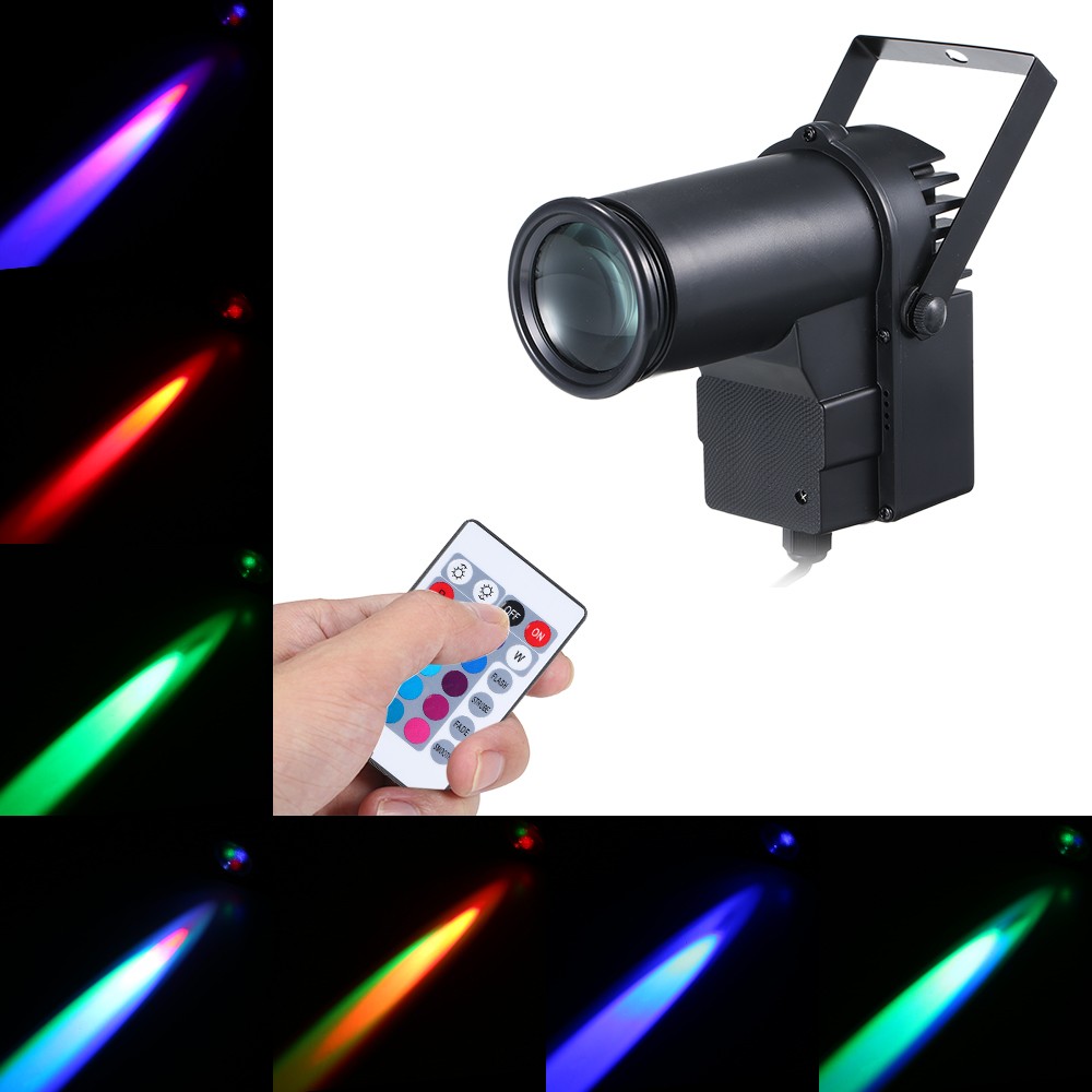

LED Stage Light Beam Pinspot Spotlight DJ Disco RGB Spot Lights Effects Lamp for Christmas Home Party KTV Bar