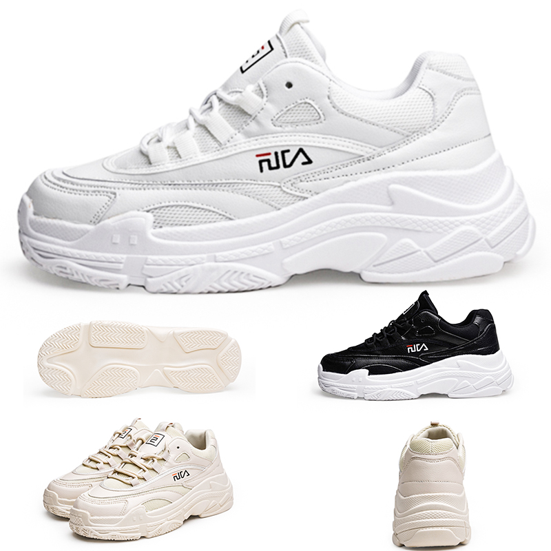 

wholesale men women old daddy men designer sneakers triple white brown black breathable comfortable style fashion classic casual shoes 36-45, A1