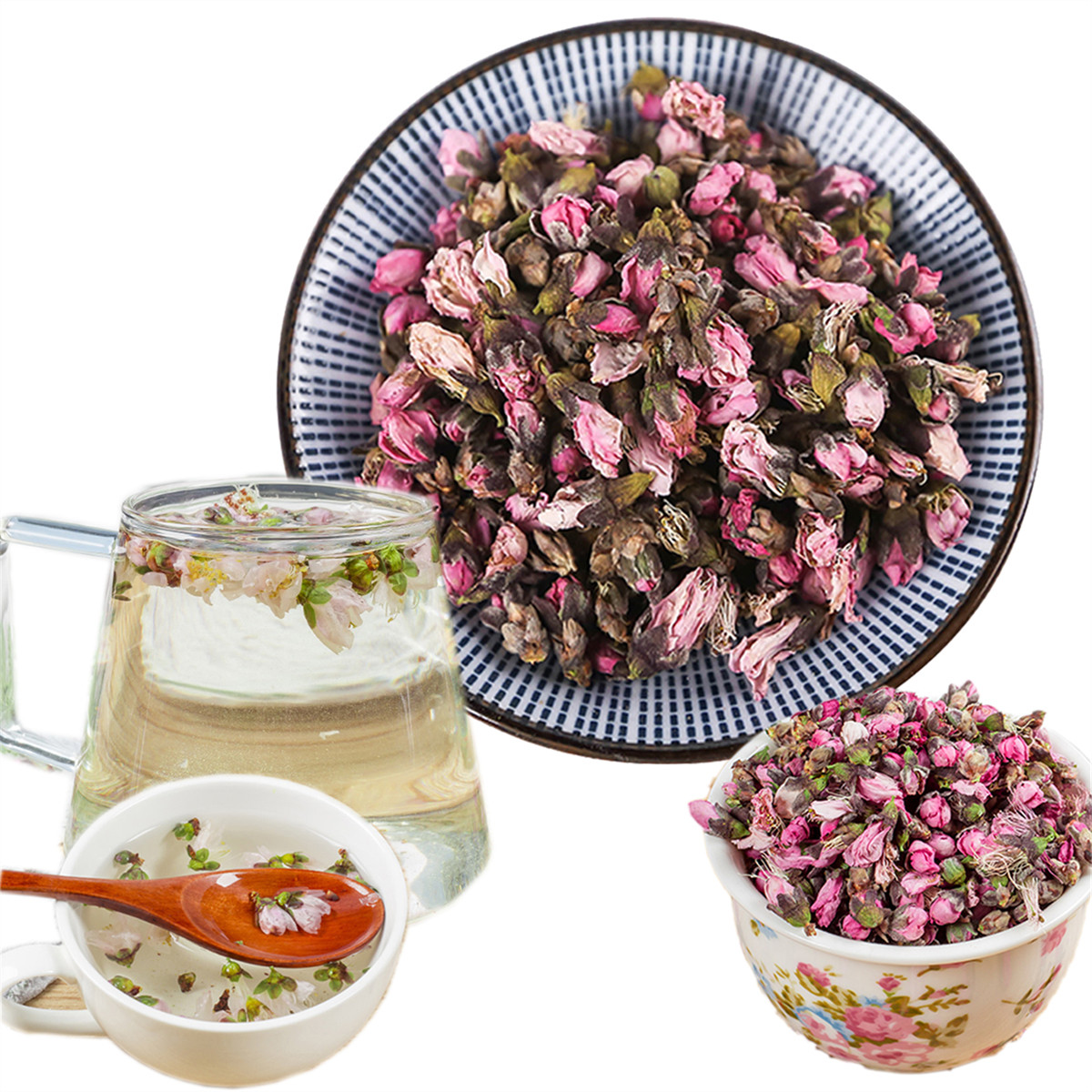 

Hot sales Chinese New Flower Tea Peach Blossom Fresh Premium Dried Peach Bud Bulk Peach Blossom Health Care