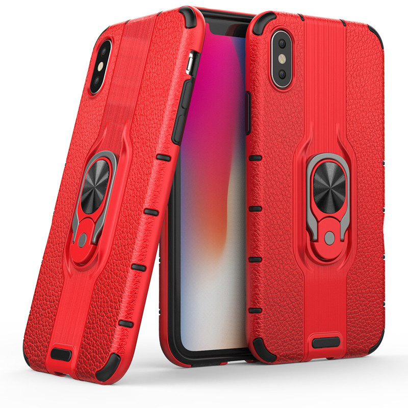 

Phone Case Invisible Bracket Cover Ring Buckle Anti-fall Shell for iPhone 11 PRO XS Max XR XS X 8plus 7plus 6s, Mixed color