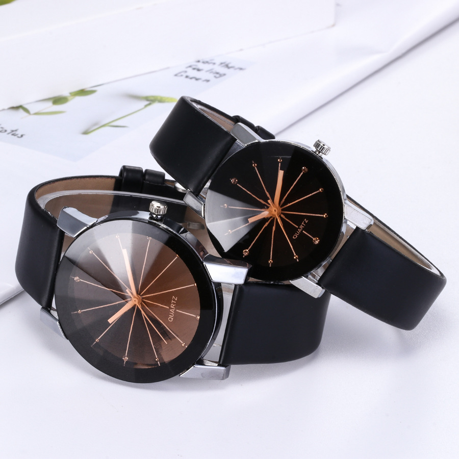 

Men's Women's Watches Couple dot Diamond Watches Casual Classic Spots Diamond Leather Mens Watches lover Fashion Design Couple Watch., Please choose your colors