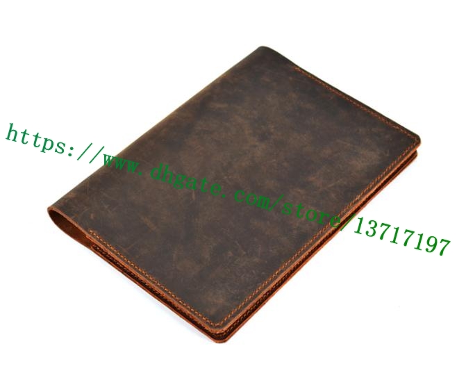 

First Class Notebook Case Brown Mono Canvas Coated Real Leather R20100 Desk Agenda Cover Famous Designer Bifold Planner Diary Holder, Brown mono flower letters r20100
