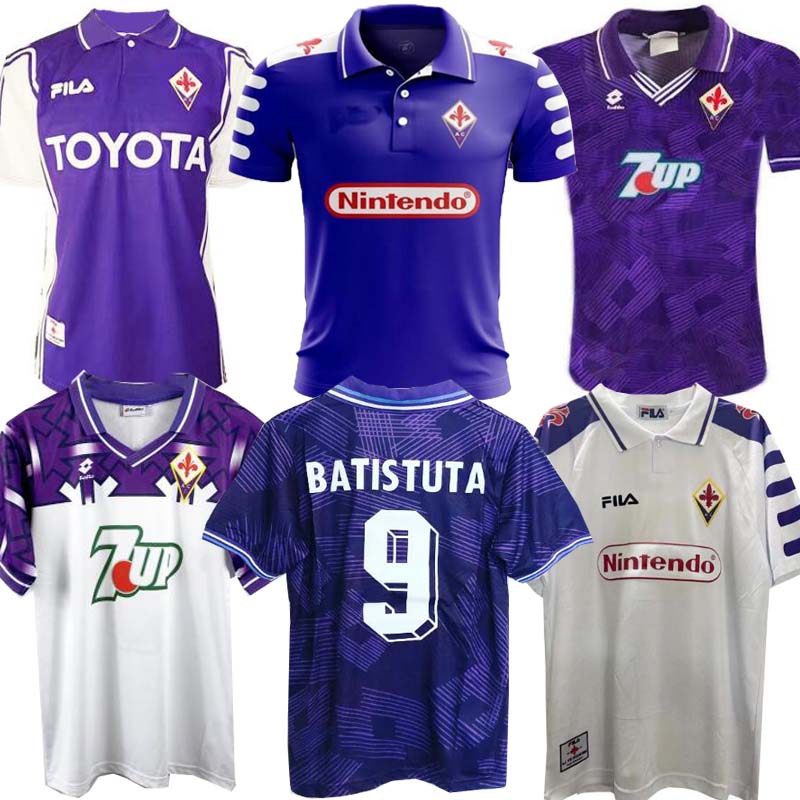 Maglia Jersey FIORENTINA Home 1998/1999/2000 o 1992/93 7UP BATISTUTA RUI  COSTA Sport e viaggi Squadre italiane