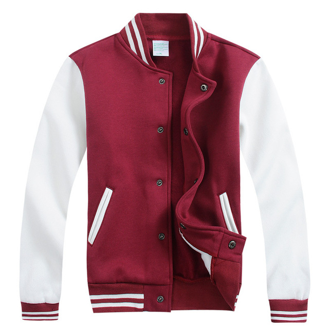 School Child Baseball Jacket Boys Girls Gray Casual Hoody Kids