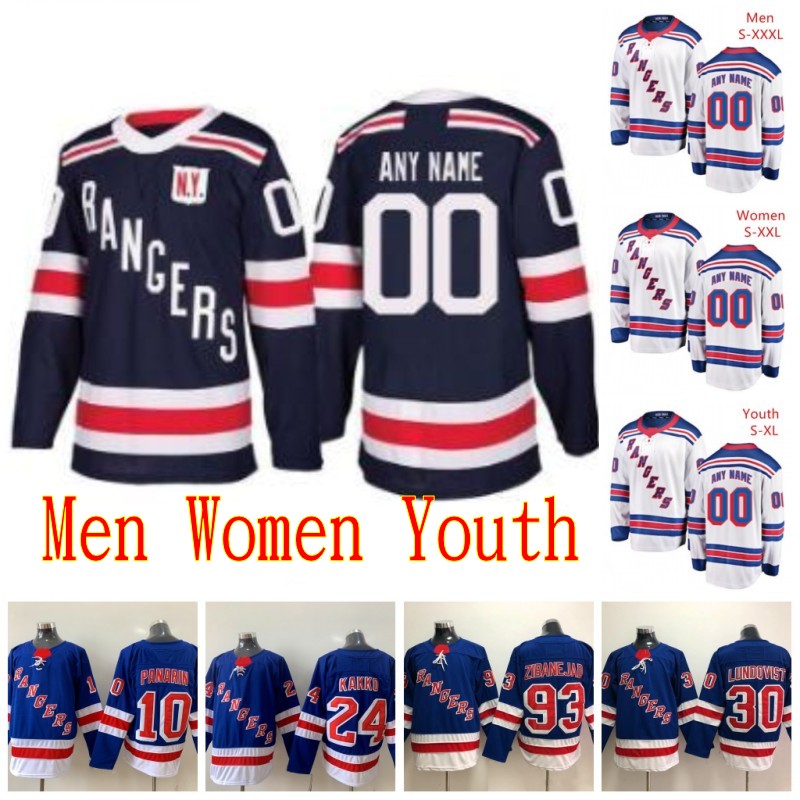

Custom Stitched 2020 New York Rangers Jerseys Womens Kids Adam Fox Libor Hajek Brendan Smith Marc Staal Jacob Trouba Blue Hockey Jerseys, As pic