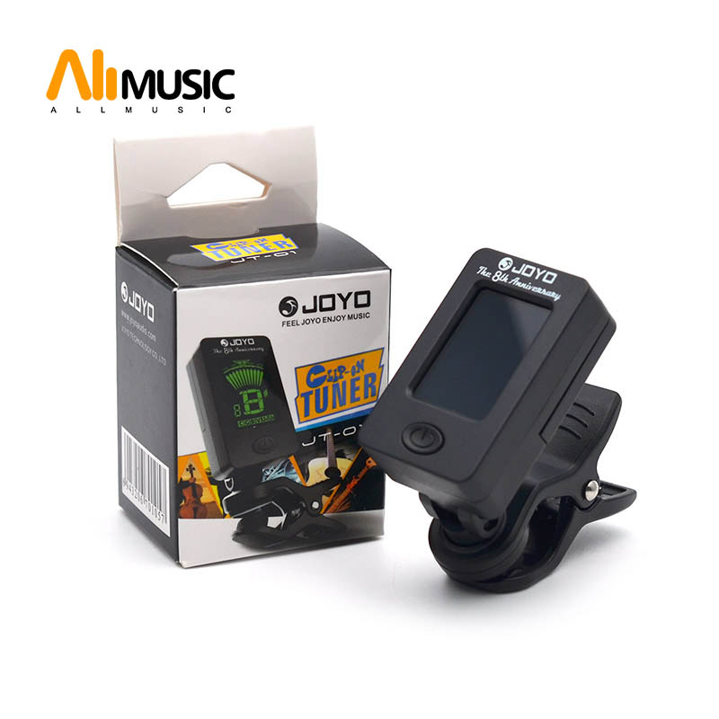 

10pcs JOYO JT-01 Guitar Bass Violin Ukulele C Ukulele D Chromatic Tuner JOYO The 8th Anniversary Clip Tuner Free shipping MU0511