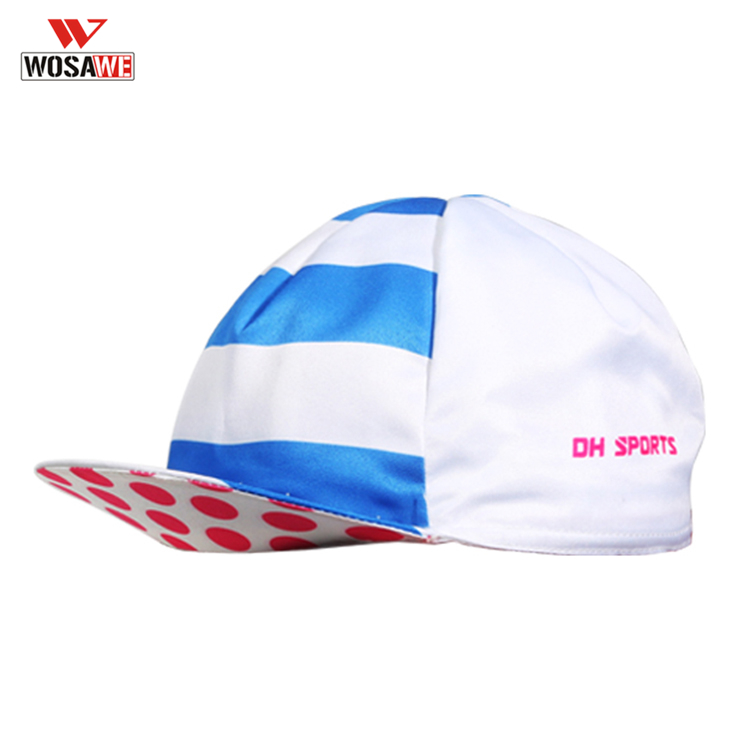 

WOSAWE Cycling Cap Helmet inner cap Bike Headband Hat Summer Ciclismo Caps Bike PRO TEAM Bicycle Breathable Anti-UV Hat Bicycle, Black