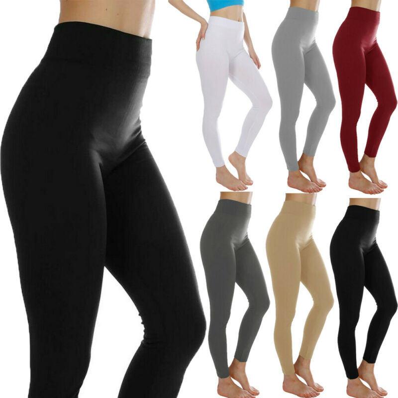 

2020 Women Autumn Yoga Leggings Fitness Seamless Tummy Yoga Pants High Waist Workout Trousers Slim Gym Sportswear Plus Size 3XL
