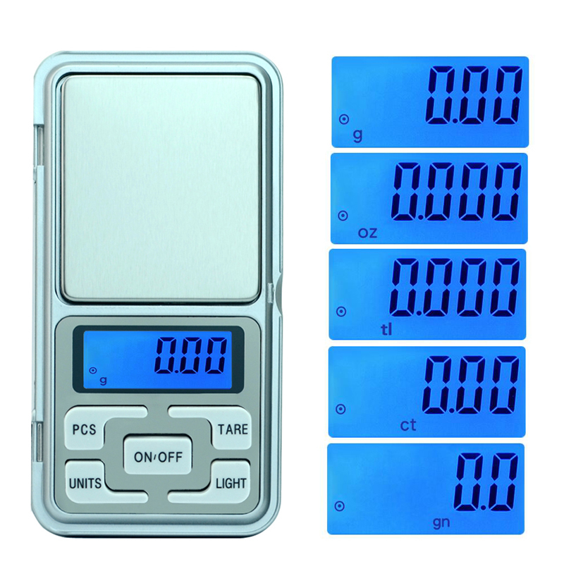 

500g/300g/200g X 0.01g Mini Pocket Digital Electronic Scale For Gold Sterling Silver Jewelry Scales G/tl/oz/ct/gn Weight Balance, 0.1g x 500g
