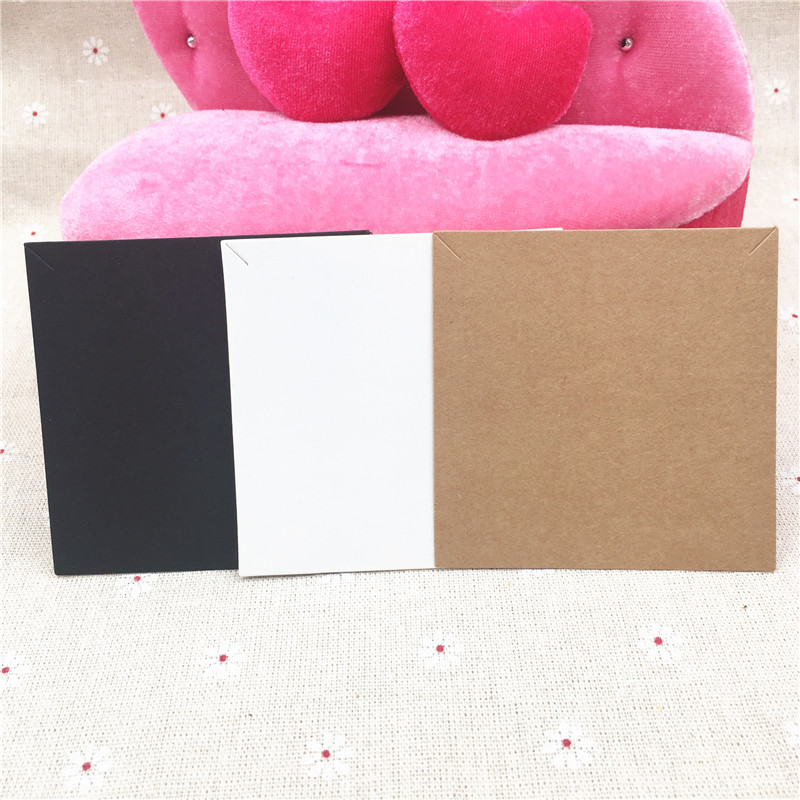 

8x8cm 50Pcs Cards +50Pcs Plastic Opp Bags Blank 7 Styles Square Necklace Jewelry Display Cards For Pack Hand Chain Collar Choker