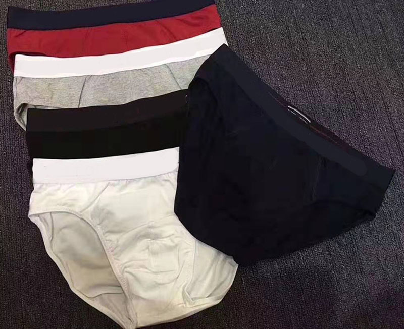 

New Style Mens Brief Underwear Shorts For Man Fashion Sexy Underwear Casual Soft Breathable Male Gay Cotton Thong Underwear Slips, Black;white