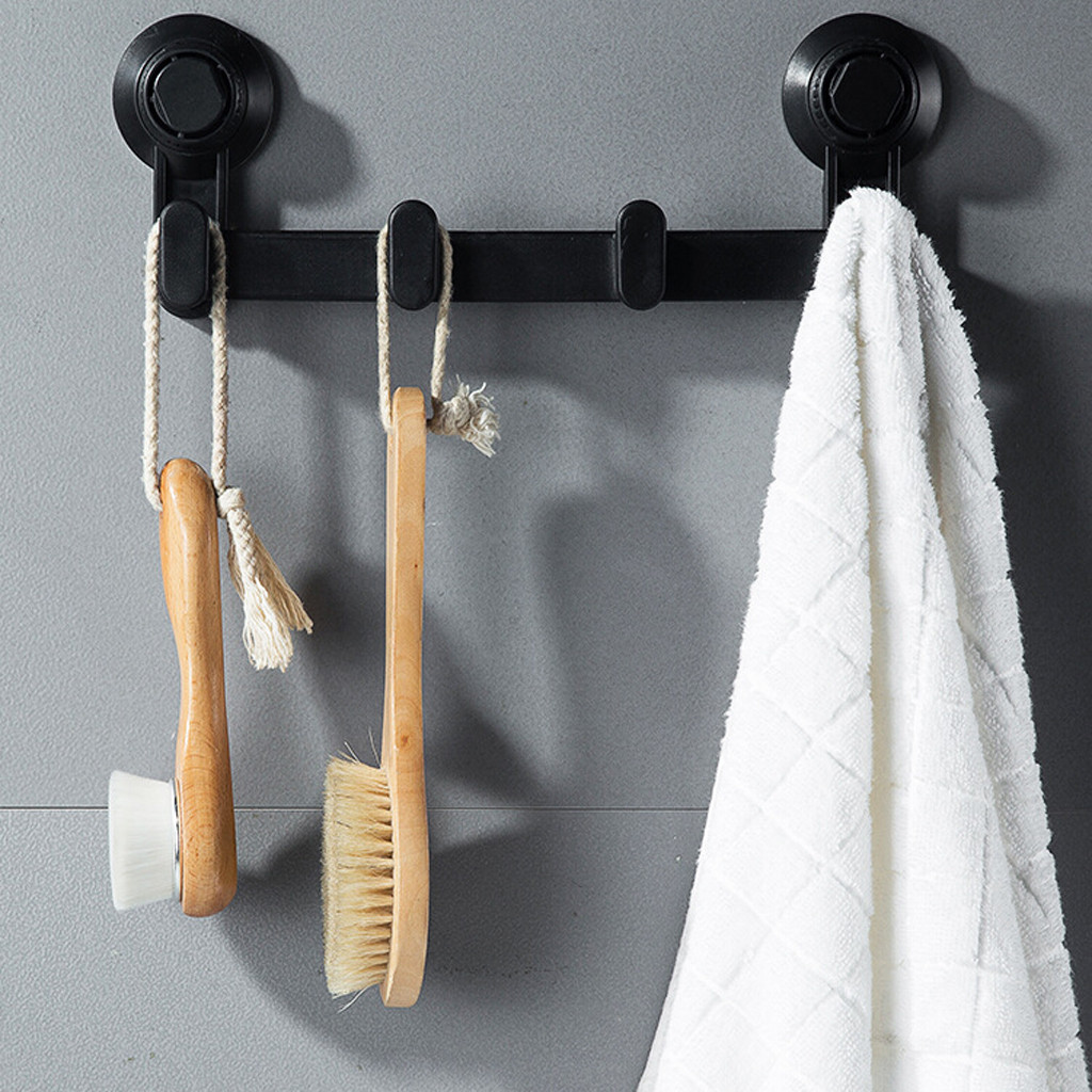 

Nortic Simple Style Solid Color Hooks Bathroom Towel Ring Hand Towel Holder Hanger Hook Kitchen Wall Mount Small Sundries Hook