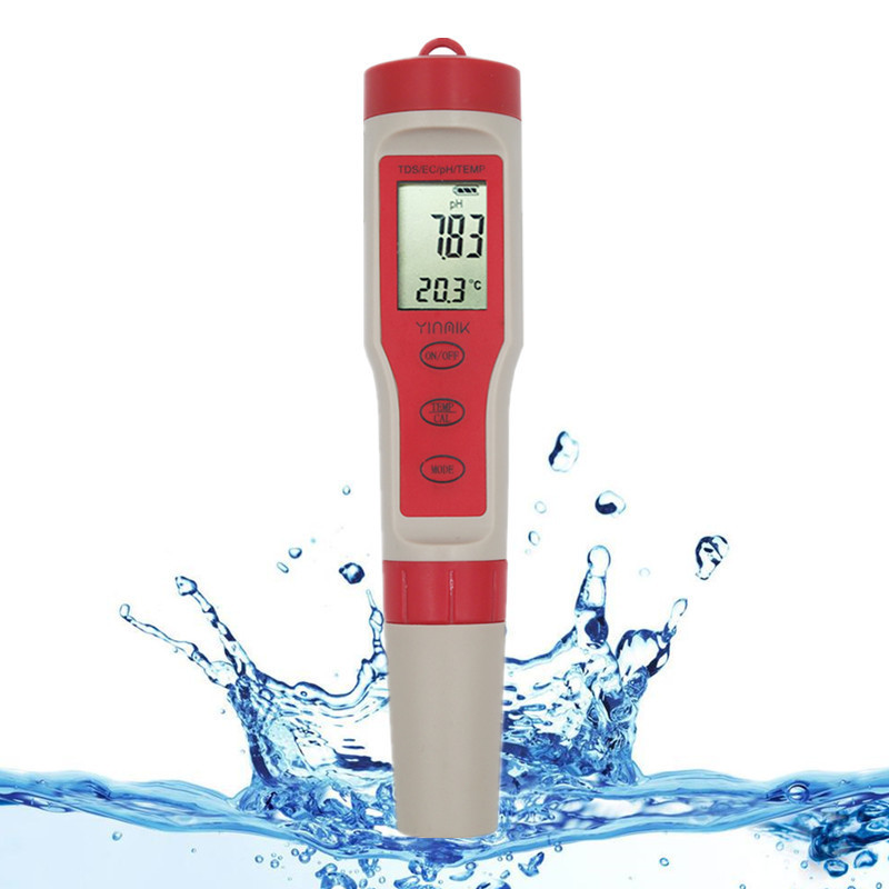 Home & Garden Digital Water Tester 4 in 1 Test EC/TDS/PH/TEMP Water Quality Monitor Tester Home & Garden Digital Water Tester 4 in 1 Test EC/TDS/PH/TEMP Water Quality Monitor Tester