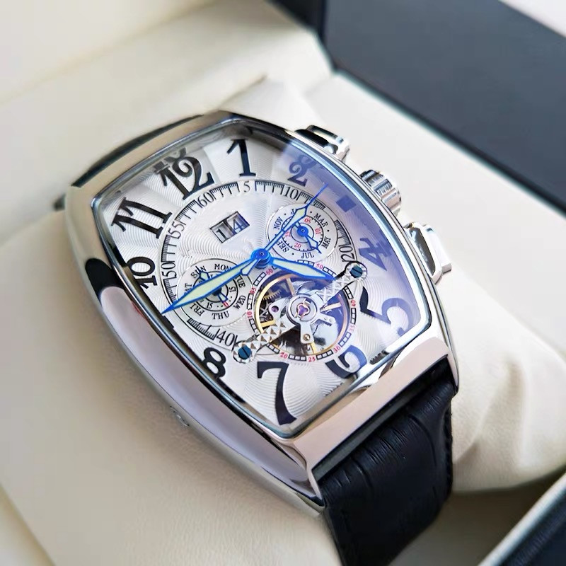

Men's Automatic watches Big flywheel Watch quality watch Fashion Trend casual wristwatch mens designer watches Mechanical watch Wristwatch
