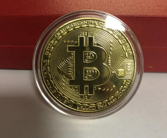 

Gold Plated Coin Collectible Art Collection Gift Physical commemorative Casascius Metal Antique Imitation