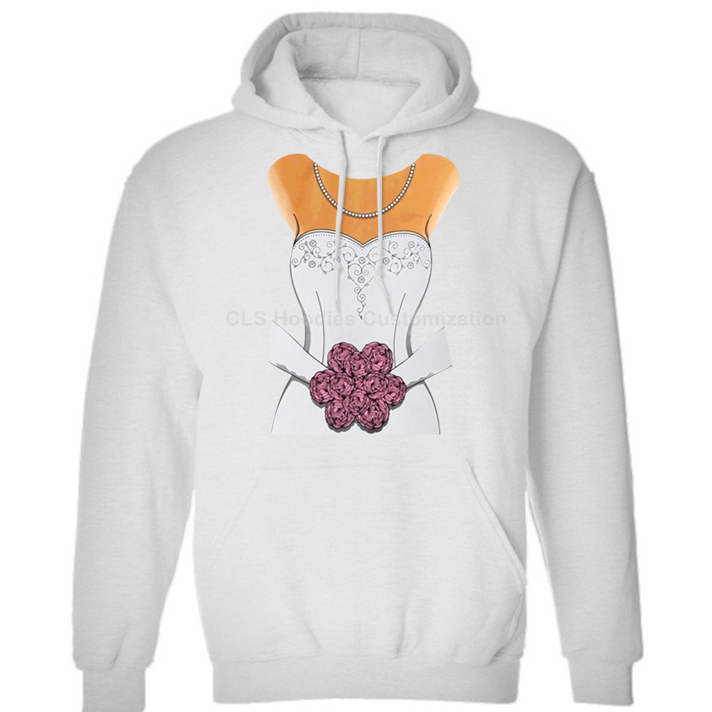 

Funny Bride Wedding Dress Tuxedo Halloween Bachelorette Stag Unisex Mens Womens Winter Hoodies Sweatshirts Free Shipping, Black