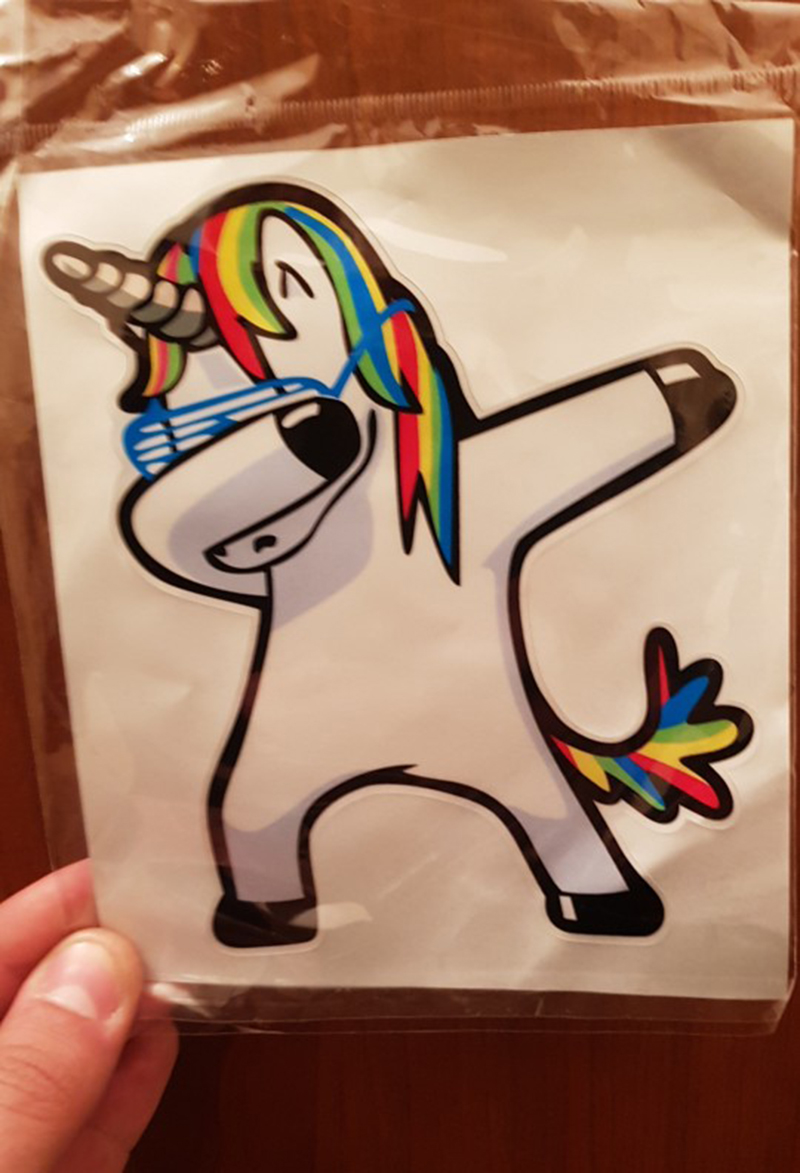 New Lovely Unicorn Car Sticker Styling Cartoon Decal Vinyl Waterproof Funny Hot