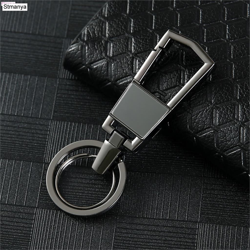 

New Men Stainless Steel Lettering Top Quality Metal Car Key Ring Business Charm Accessories Hot Women Best Gift Jewelry