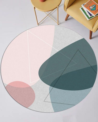 

Nordic Modern Geometric Striped Carpet Bedroom Living Room Non-slip Mat