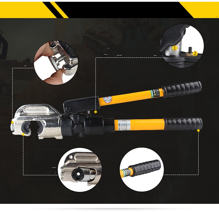 

Free Shipping 16-400MM2 Hydraulic Crimping Tool EP-510 for crimping AL/ Cu lugs and cables CE proved good quality well reveived