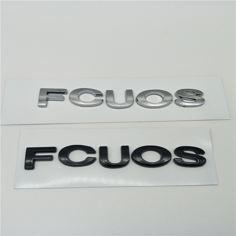 

For Ford Focus Emblem Rear Trunk Logo Script Letters Badge Stickers Auto Accessories