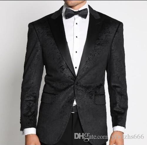 

Hot Sale Peak Lapel Wedding Tuxedos Slim Fit Suits For Men Groomsmen Suit Two Pieces Cheap Prom Formal Suits (Jacket+Pants+Tie) 275, Same as image