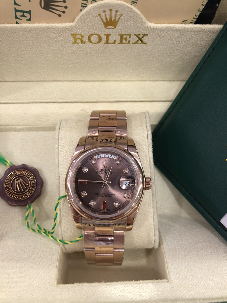 With original box + watch Hot Selling Luxury WATCH Fashion Watch sapphire & Dial Everose Gold 118235 CHODRP MAN Wristwatch-image-519348145