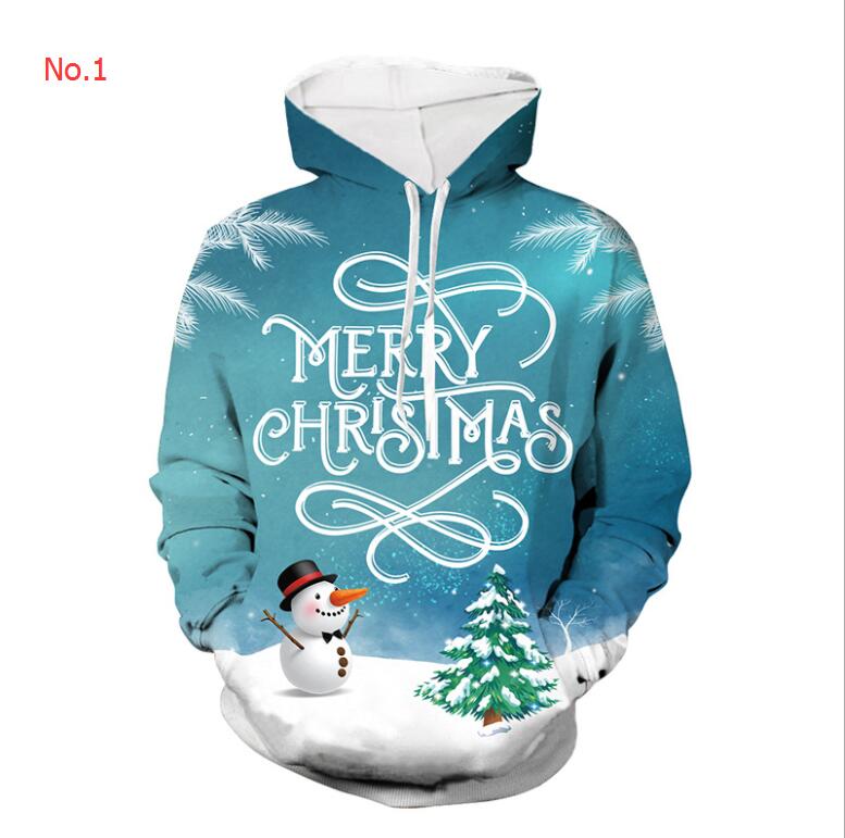 

Mens Designer Hoodies Fashion Brand Hoodies For Men Sweatshirts With 3D Digital Printing Men Tops Christmas Clothing S-4XL 9 Style Wholesale, No.1