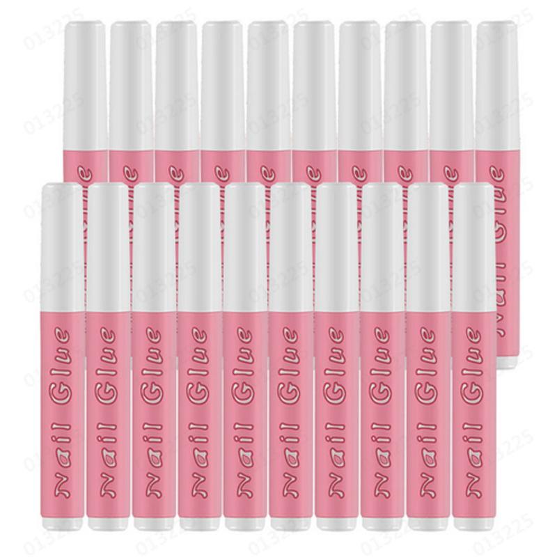 

50PCs Nail Glue Super Strong Adhesive For False Nails Fake Acrylic Nail Rhinestone Beauty Gems Makeup Gel Tips Art Tool