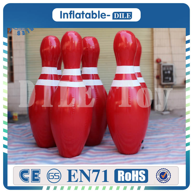 

Free Shipping Inflatable Bowling Ball For Human Bowling Pins Giant Inflatable Human Bowling Game Outdoor Sport