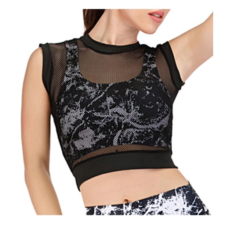 

Yoga Top Blouse Ladies Sports Breathable Solid Color Sleeveless Vest Yoga Blouse Casual Fashion Ladies Clothing #YL5, Black