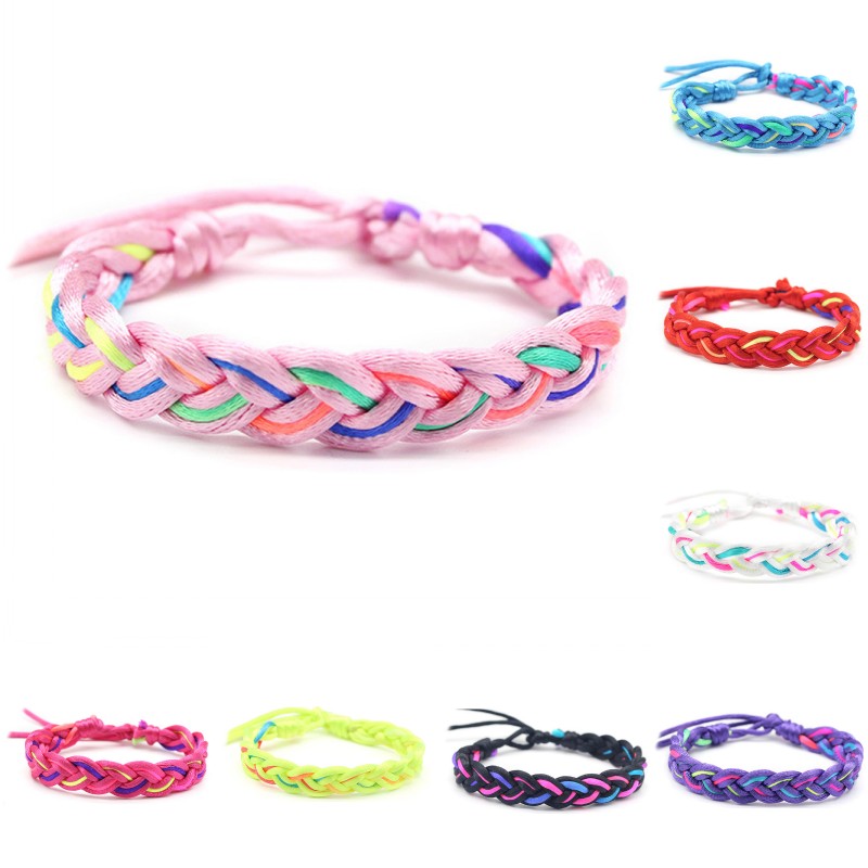 

Kimter Nepal Style Friendship Bracelets String Woven Bracelet Handmade Adjustable Braided Wristbands Jewelry Random Send N49Y F