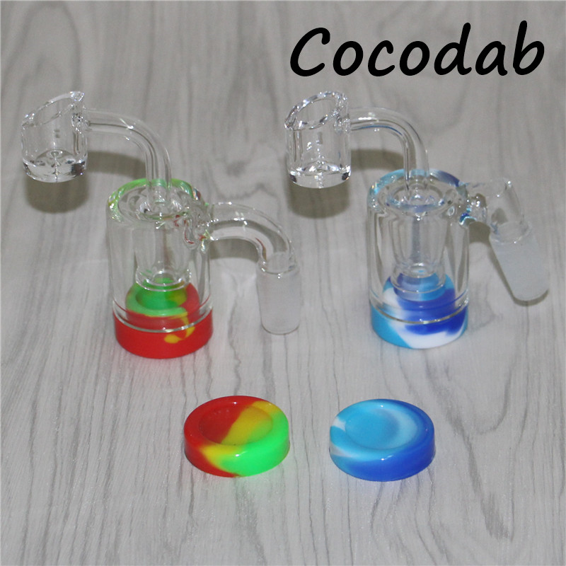 

Glass Reclaim Catcher Adapter ashcatchers handmake 2 Inch Smoking Bong Ash Catchers 14mm 18mm 45 90 Degree Ashcatcher for dab rigs