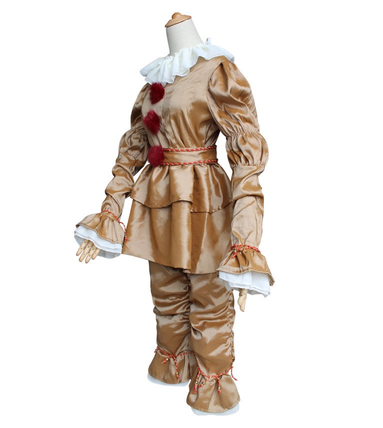 

Clown Back Soul Penny Wise Cosplay Halloween Costume Clown Pennywise;Stage costume performance clothing;Game anime cosplay costume;, Silver
