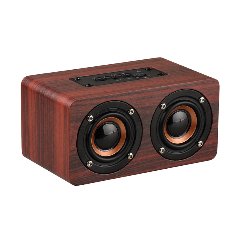 

Wooden Wireless Bluetooth Speaker Portable HiFi Shock Bass Altavoz TF caixa de som Soundbar for iPhone Sumsung Xiaomi