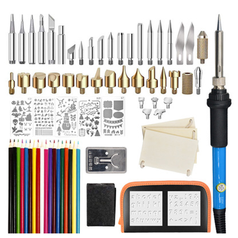 

Pyrography Tool Wood Working Burning Pen Set Soldering Iron