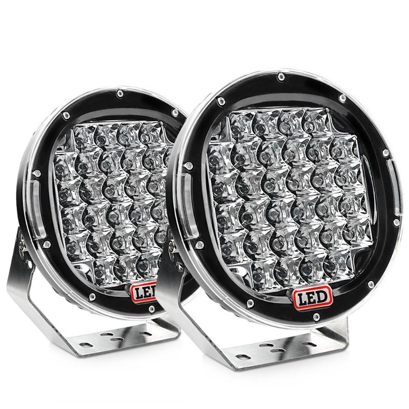 

2PCS 96 Wa9inch Fog Spotlight and Round Work Lamp with Roof Bar Bumper