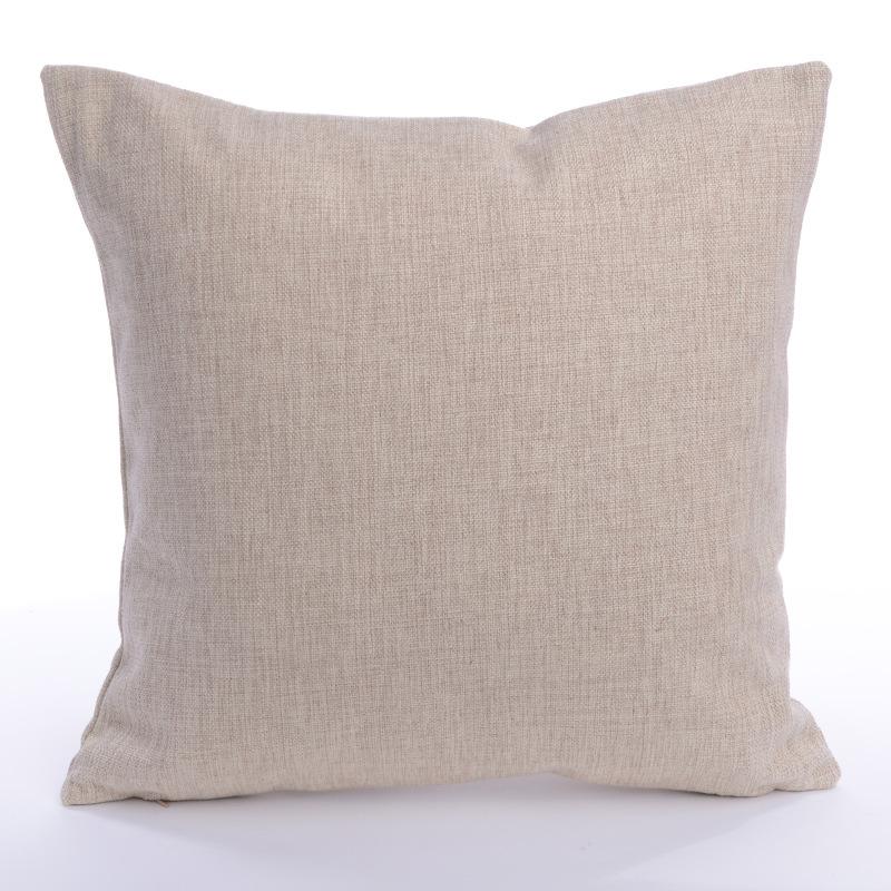 18x18 Inches Polyester Linen Pillow Case Sublimation Blanks Poly