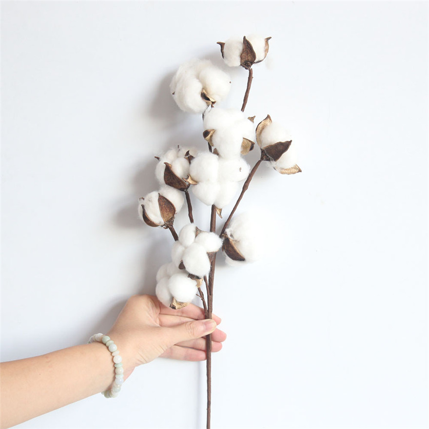 

Artificial Flower Kapok Cotton Head for Wedding Christmas Home Decoration DIY Craft Wreath Scrapbook Dried Flowers #1210 A2#, As pic