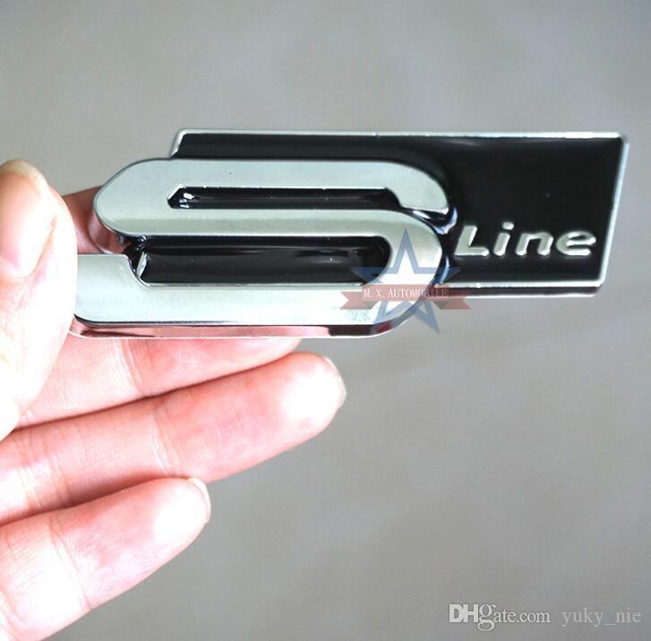 Argento cromato A3 2.0 TDI Scritta Emblema Badge per baule posteriore A3 modella