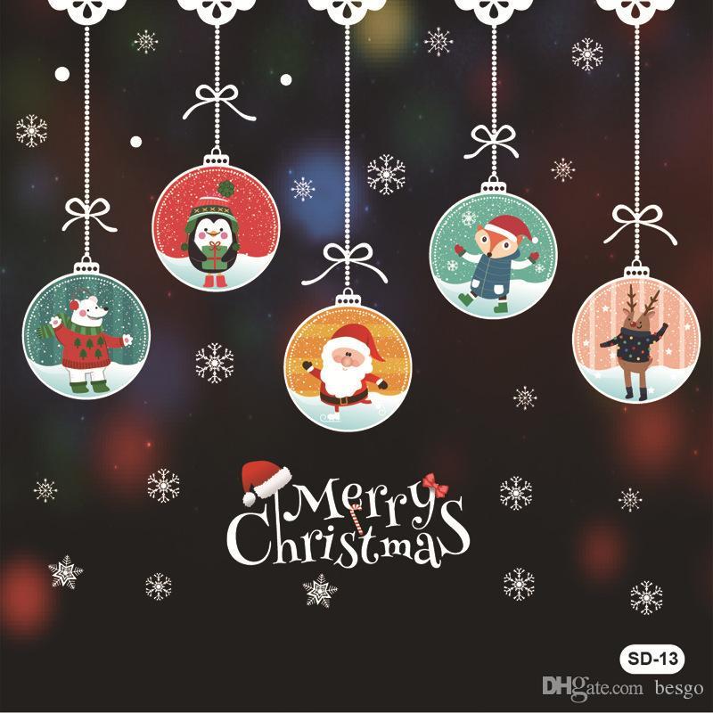 Pegatinas Divertidas Navidad Santa caras 971