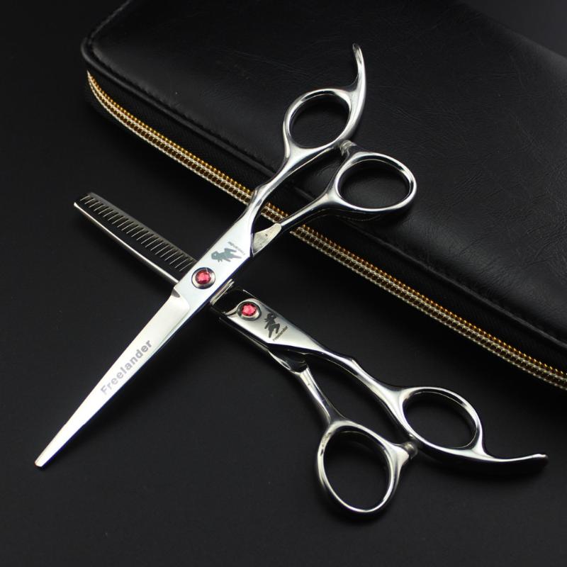 

Affordable 6.0 inch Freelander hairdressing scissors flat shear professional hair repair careful workmanship
