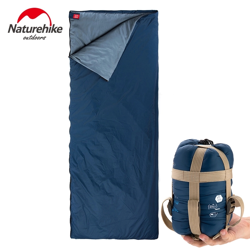 Sac de Couchage Camping Ultral/éger Sac Couchage Single Portable avec Sac Compression pour Voyage Randonn/ée P/édestre Camping