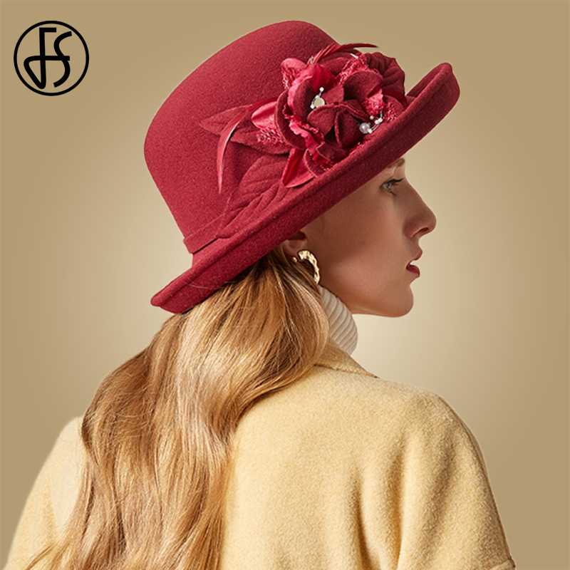 red bowler hat sale