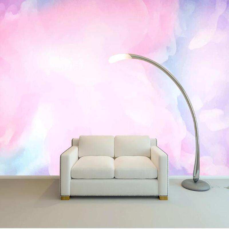 

milofi custom 3D cloud watercolor background wallpaper mural, As pic
