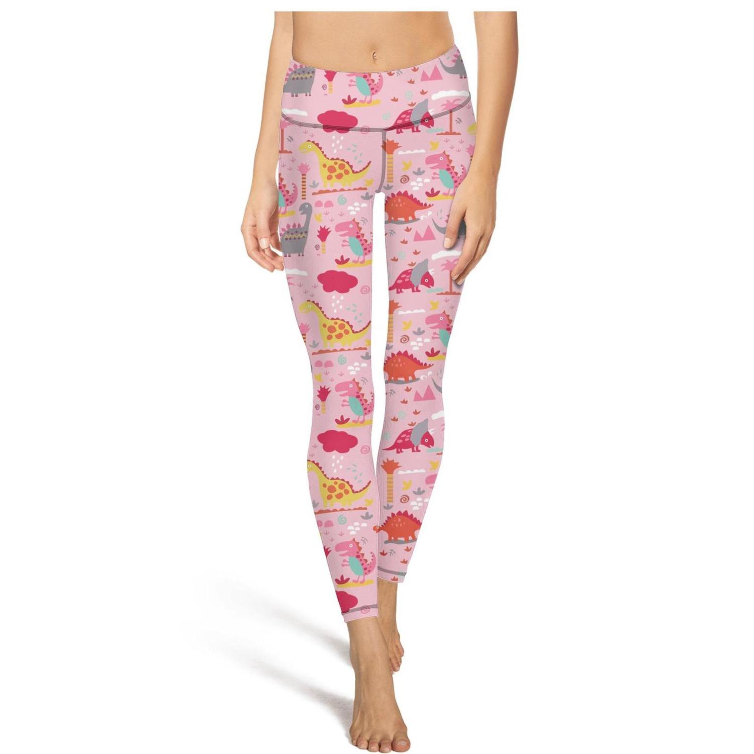 dinosaur workout leggings